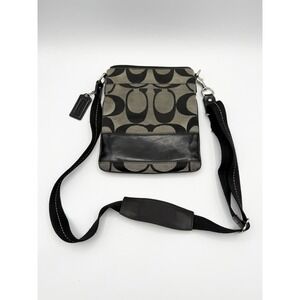 Coach Y2K Signature Stripe Swingpack Crossbody Shoulder Handbag Purse 41644